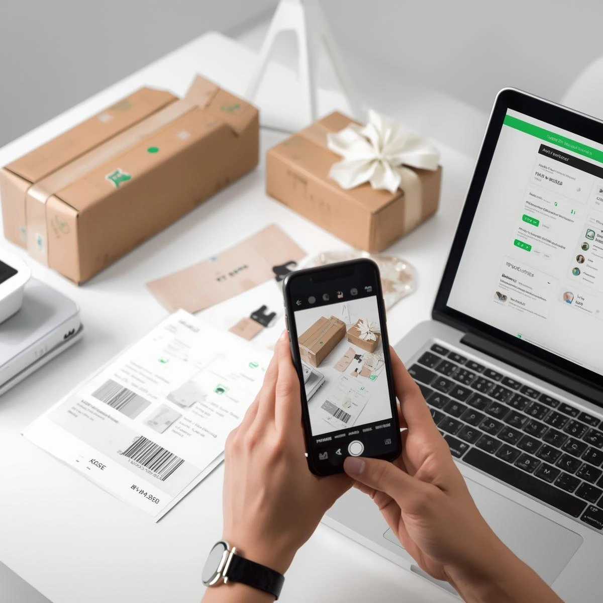 Vérification des commandes (via photo)